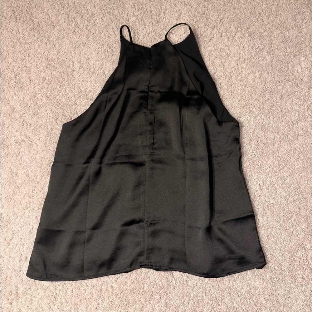 H&M Cami Black Silk top Size L - Picture 6 of 8
